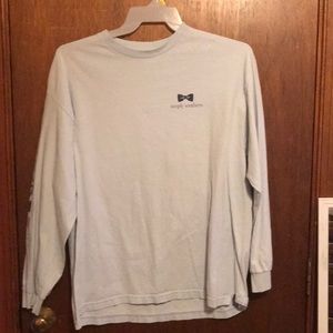 Light blue simply southern shirt